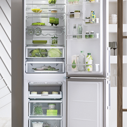 Whirlpool WHC18 T322 Εντοιχιζόμενος Ψυγειοκαταψύκτης 250lt Total NoFrost Υ177xΠ54xΒ54.5εκ. Λευκός