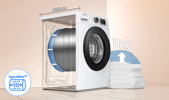 Samsung WW11BGA046AELE Πλυντήριο Ρούχων 11kg 1400 Στροφών