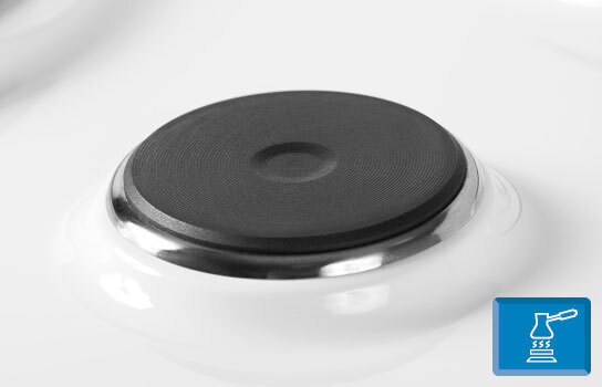 Korting KE 6151 WPM 71lt Κουζίνα 71lt με Εμαγιέ Εστίες Π60εκ. Λευκή