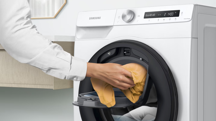 Samsung WW80T554DAW/S6 Πλυντήριο Ρούχων 8kg με Ατμό 1400 Στροφών