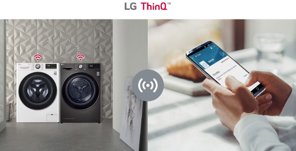LG RC90V9JV2W Στεγνωτήριο 9kg A+++ με Αντλία Θερμότητας