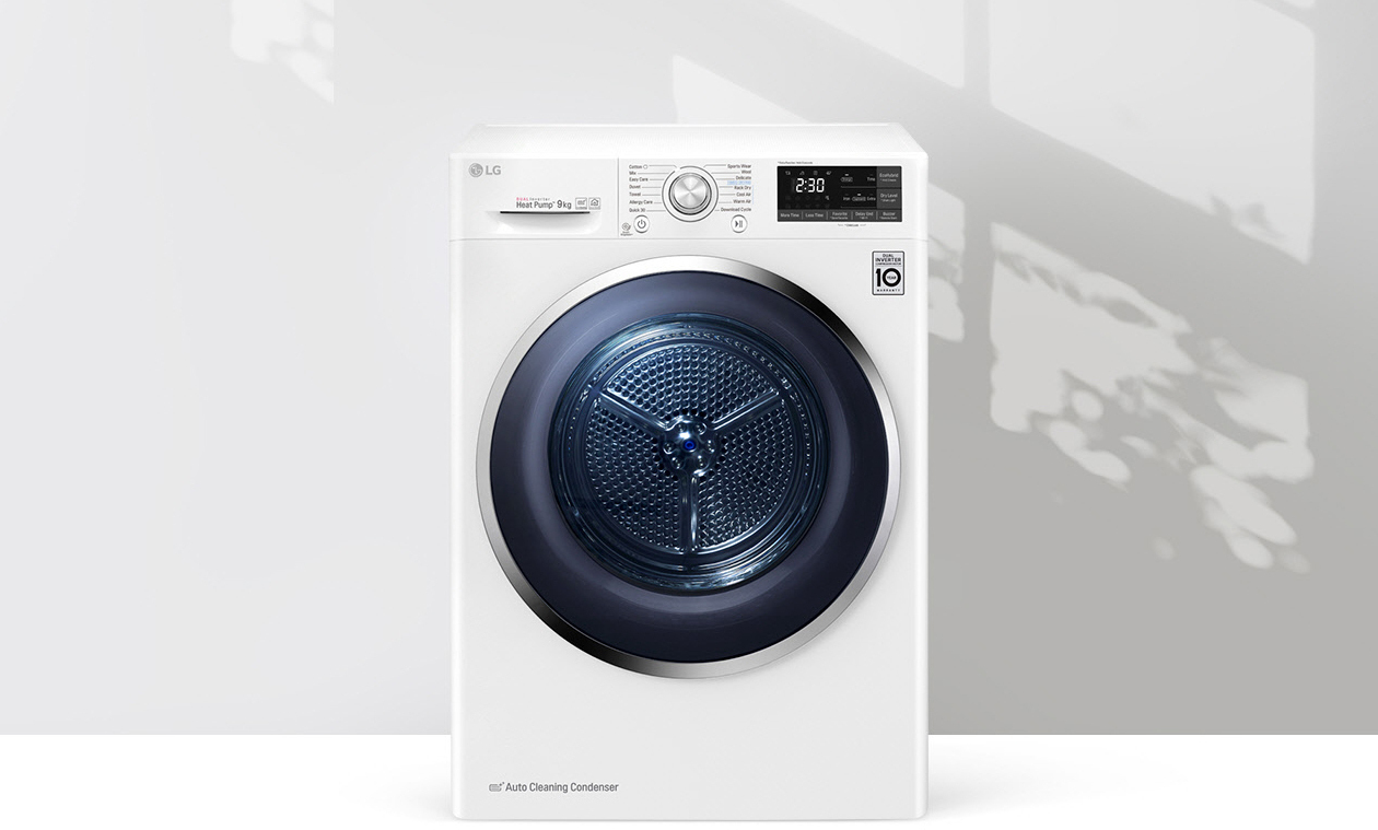 LG RC80U2AV4Q Στεγνωτήριο 8kg A+++ με Αντλία Θερμότητας