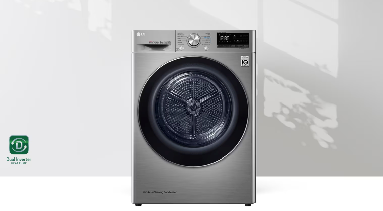 LG RC80V9EV2W Στεγνωτήριο 8kg A+++ με Αντλία Θερμότητας