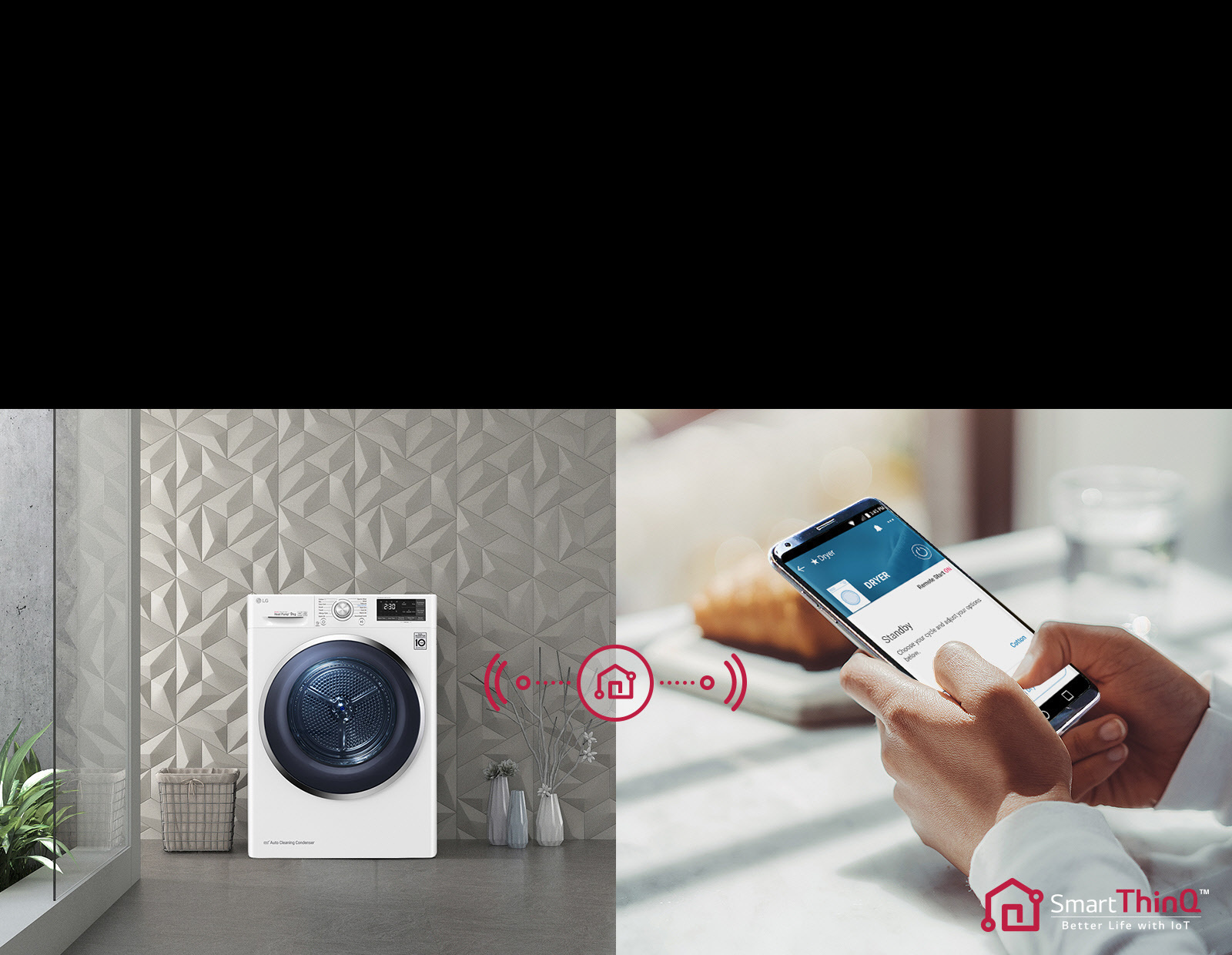 LG RC90U2AV4Q Στεγνωτήριο 9kg A+++ με Αντλία Θερμότητας