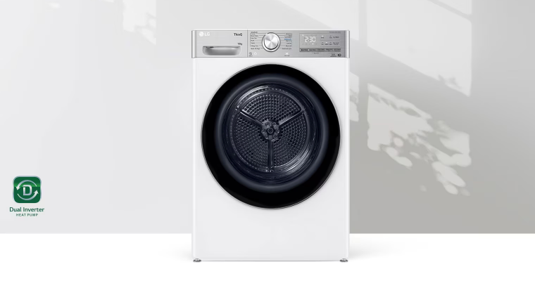 LG RH10V9AV2WR Στεγνωτήριο 10kg A+++ με Αντλία Θερμότητας