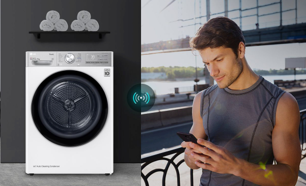 LG RH90V9AV2QR με Αντλία Θερμότητας 9kg A+++