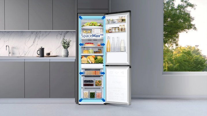 Samsung RB34T670ESA Ψυγειοκαταψύκτης 344lt NoFrost Υ185.3xΠ59.5xΒ65.8εκ. Inox