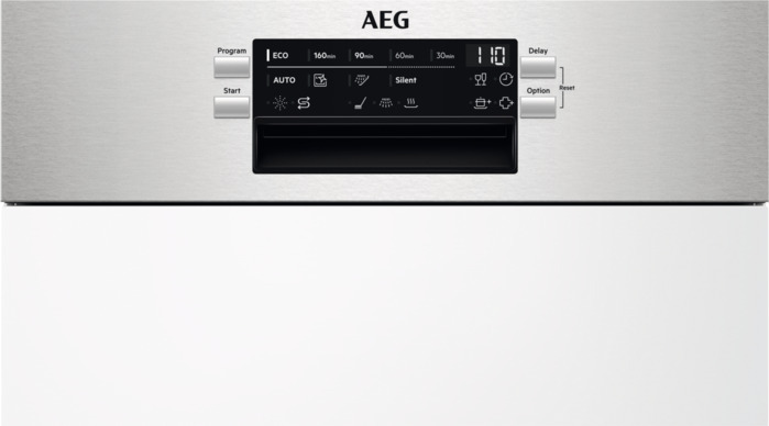 AEG FEE62417ZM Εντοιχιζόμενο Πλυντήριο Πιάτων για 9 Σερβίτσια Π44.6xY81.8εκ. Λευκό