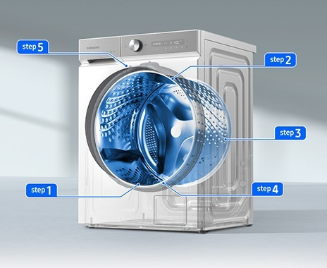 Samsung WW11BB944DGHS7 Πλυντήριο Ρούχων 11kg 1400 Στροφών