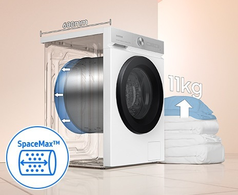 Samsung WW11BB944DGHS7 Πλυντήριο Ρούχων 11kg 1400 Στροφών