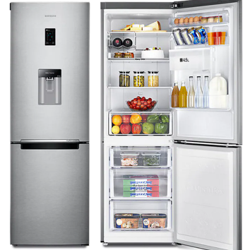 Samsung RB31HSR2DSA Ψυγειοκαταψύκτης 339lt Total NoFrost Υ185xΠ59.5xΒ66.8εκ. Inox
