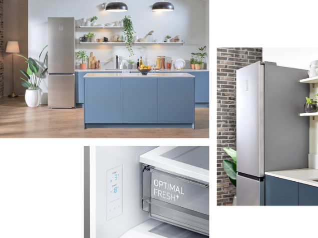 Samsung RB38T775CSR Ψυγειοκαταψύκτης 390lt Total NoFrost Υ203xΠ59.5xΒ65.8εκ. Inox