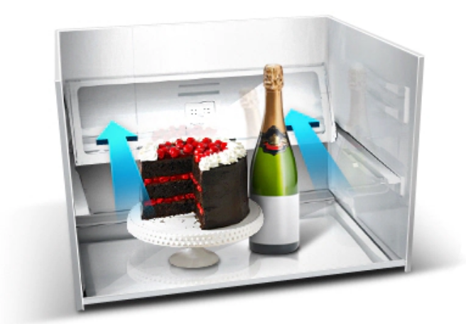 Samsung RL435EFBAS8/EF Ψυγειοκαταψύκτης 462lt Total NoFrost Υ185xΠ70xΒ74εκ. Inox
