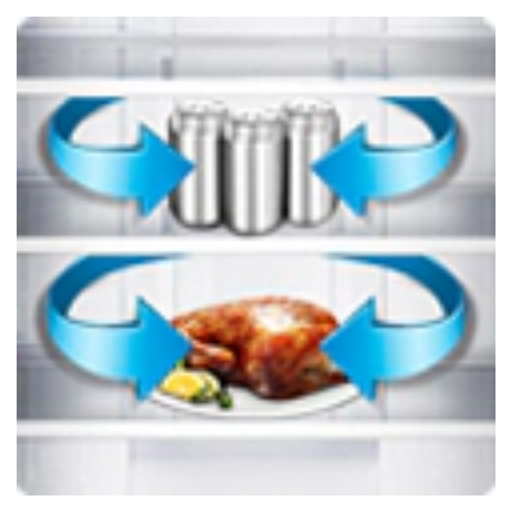 Samsung RL435EFBAS8/EF Ψυγειοκαταψύκτης 462lt Total NoFrost Υ185xΠ70xΒ74εκ. Inox