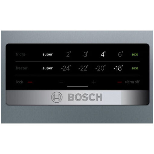 Bosch KGN36XLER Ψυγειοκαταψύκτης 326lt Total NoFrost Υ186xΠ60xΒ66εκ. Inox
