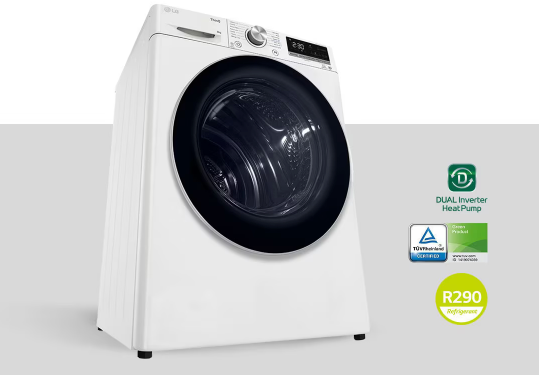 LG RH80V9AV3N Στεγνωτήριο 8kg A+++ με Αντλία Θερμότητας