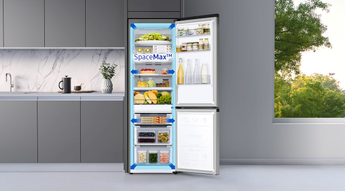 Samsung RB38C602DSA/EF Ψυγειοκαταψύκτης NoFrost Υ203xΠ59.5xΒ59.5εκ. Inox