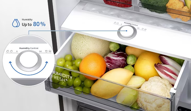 Samsung RB34C6B1DS9/EF Ψυγειοκαταψύκτης Total NoFrost Υ185xΠ59.5xΒ66εκ. Inox