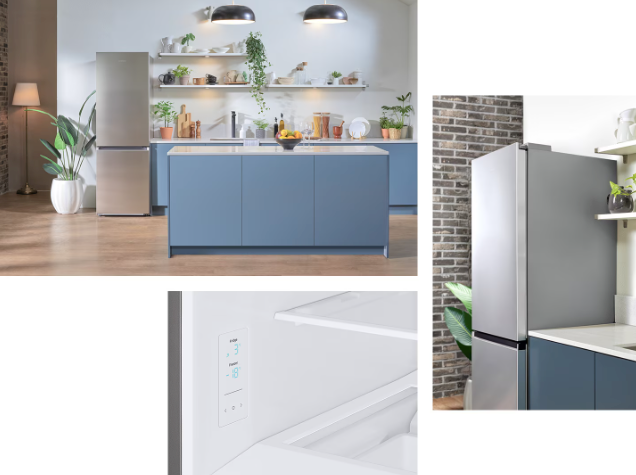 Samsung RB38C602CSA/EF Ψυγειοκαταψύκτης NoFrost Υ203xΠ59.5xΒ66εκ. Inox