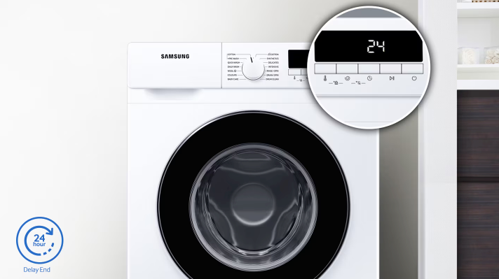 Samsung WW80T301MWW/LE Πλυντήριο Ρούχων 8kg 1200 Στροφών