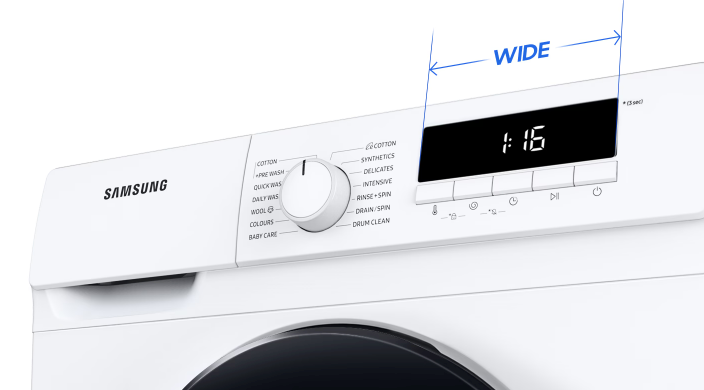 Samsung WW80T301MWW/LE Πλυντήριο Ρούχων 8kg 1200 Στροφών