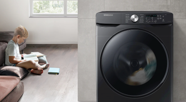 Samsung WF18T8000GW/LV Πλυντήριο Ρούχων 18kg με Ατμό 1100 Στροφών
