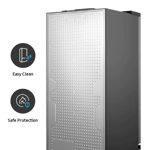 Samsung RB38A7B5DB1/EF Ψυγειοκαταψύκτης 390lt Total NoFrost Υ203xΠ59.5xΒ65.8εκ. Μαύρος