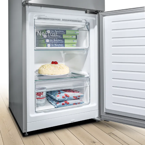Bosch KGN76XIEP Ψυγειοκαταψύκτης 526lt NoFrost Υ186xΠ75xΒ80εκ. Inox