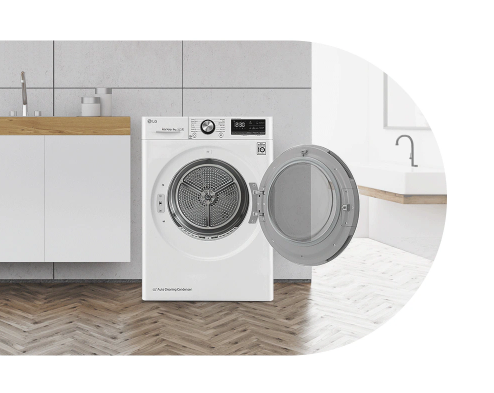 LG RH90V9AV3N Στεγνωτήριο 9kg A+++ με Αντλία Θερμότητας