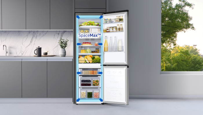 Samsung RB38C671DSA Ψυγειοκαταψύκτης NoFrost Υ203xΠ59.5xΒ65.8εκ. Inox