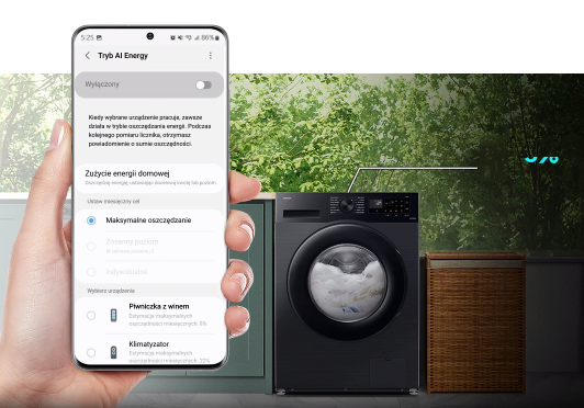 Samsung WW90CGC04DAB Πλυντήριο Ρούχων 9kg 1400 Στροφών Μαύρο