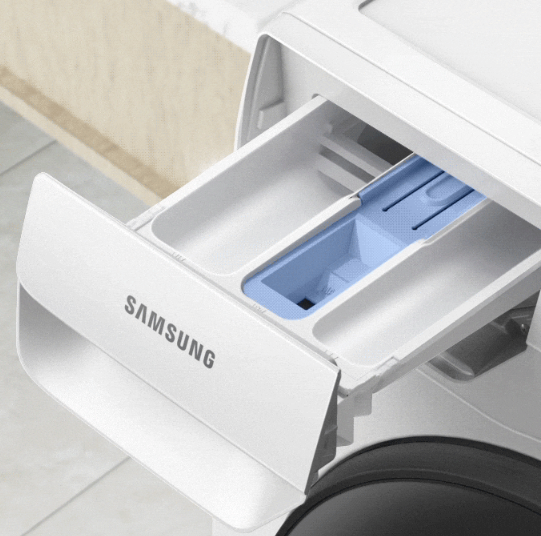 Samsung WW90T534DAX/S7 Πλυντήριο Ρούχων 9kg με Ατμό 1400 Στροφών Γκρι