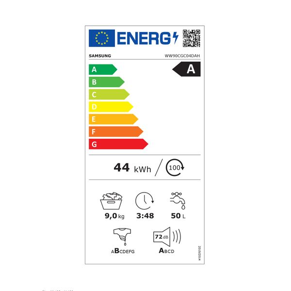 Samsung WW90CGC04DAHLE Πλυντήριο Ρούχων Samsung WW90CGC04DAHLE Πλυντήριο Ρούχων