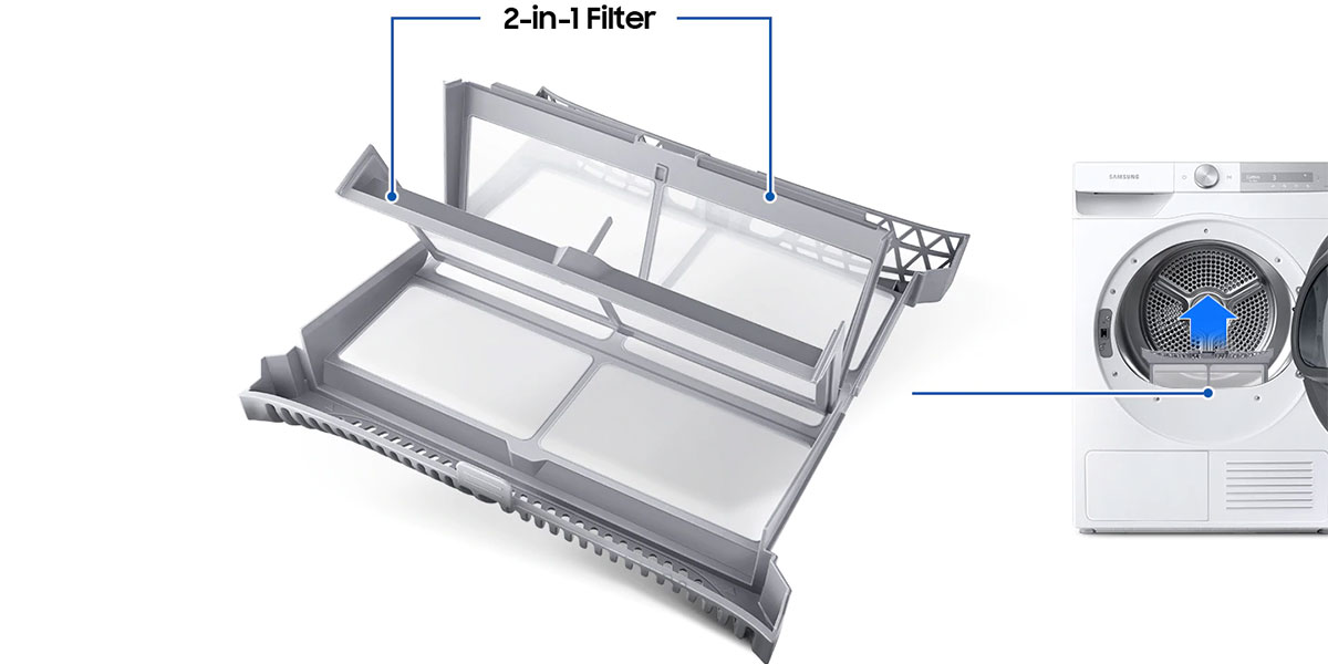 Samsung DV90BB7445GWS6 9Kg Στεγνωτήριο