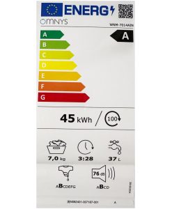 Omnys WNM-7014AIN Πλυντήριο Ρούχων 7kg 1400 Στροφών