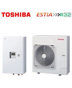 Toshiba Estia HWT-1101HW-E/HWT-1101XWHT9W-E Αντλία Θερμότητας 9kW Τριφασική