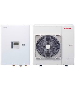 Toshiba Estia HWT-1101XWHM3W-E/HWT-801HW-E Αντλία Θερμότητας 8kW Μονοφασική 65°C Split