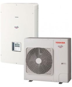Toshiba Estia HWT-801H8W-E/HWT-1101XWHT9W-E Αντλία Θερμότητας 8kW Τριφασική Split