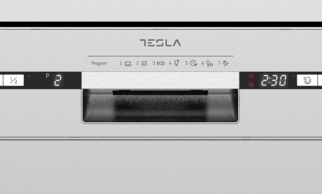 Tesla Ελεύθερο Πλυντήριο Πιάτων για 9 Σερβίτσια Π44.8xY84.5εκ. Inox WD461MX