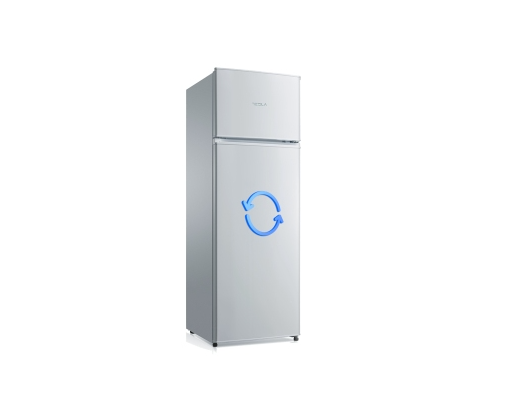 Tesla Ψυγείο Δίπορτο 235lt Υ159xΠ55xΒ55εκ. Inox RD2400MSE
