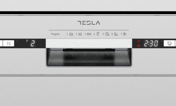 Tesla Ελεύθερο Πλυντήριο Πιάτων για 12 Σερβίτσια Π59.8xY84.5εκ. Λευκό WD661M