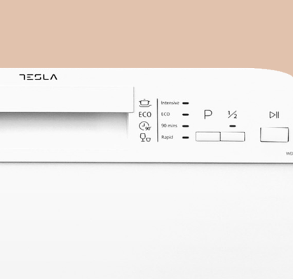 Tesla Ελεύθερο Πλυντήριο Πιάτων για 12 Σερβίτσια Π59.8xY84.5εκ. Λευκό WD661M