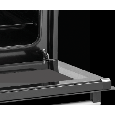 Tesla BO350SX + HV6400TB Φούρνος άνω Πάγκου 56lt με Κεραμικές Εστίες Π59.5εκ. Inox