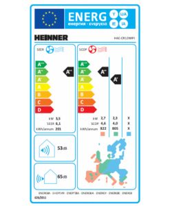 Heinner HAC-CR12WIFI Κλιματιστικό Inverter 12000 BTU A++/A+ με WiFi