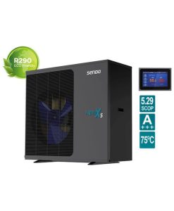 Sendo HeroXS SHP-12HXSP1 Αντλία Θερμότητας Μονοφασική 12kW 75C Α+++ R290 Και Κλιματιστικό Τοίχου Sendo Pegasus SND - 09/PGS2 Inverter 9.000 Btu