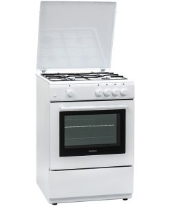 Hyundai HCG19-72L604G/W Κουζίνα Υγραερίου 72lt με Εστίες Υγραερίου Π60εκ. Λευκή