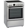 Hyundai HCV19-65L60E/X Κουζίνα 65lt με Κεραμικές Εστίες Π60εκ. Inox
