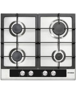 Hyundai HBIG20-60X Εστία Υγραερίου Αυτόνομη 58x51.5εκ. Ασημί