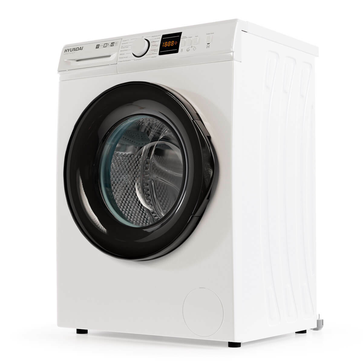 Hyundai HWM22-T107W/ST Πλυντήριο Ρούχων 7kg με Τεχνολογία Ατμού 1000 Στροφών Hyundai HWM22-T107W/ST Πλυντήριο Ρούχων 7kg με Τεχνολογία Ατμού 1000 Στροφών