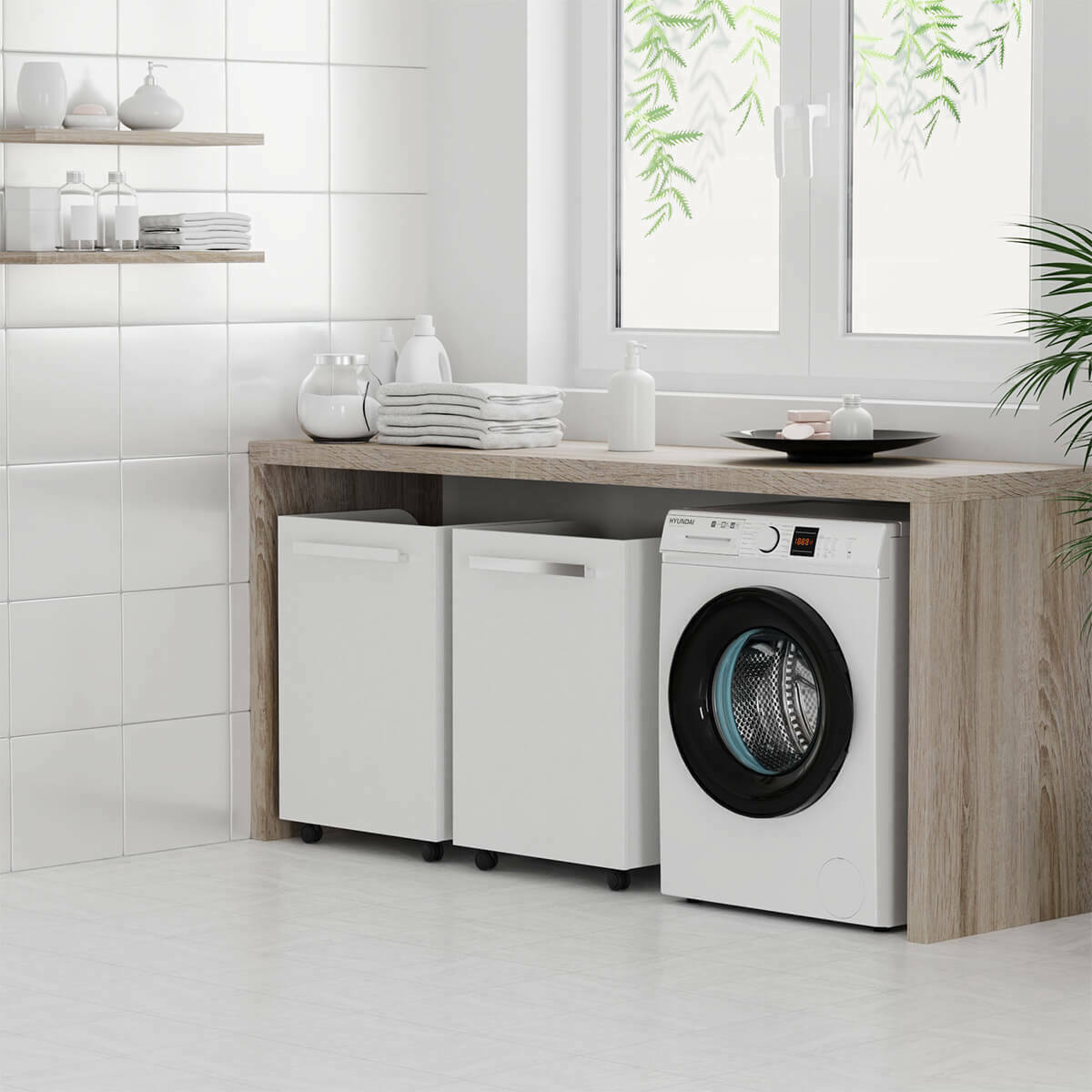 Hyundai HWM22-T107W/ST Πλυντήριο Ρούχων 7kg με Τεχνολογία Ατμού 1000 Στροφών Hyundai HWM22-T107W/ST Πλυντήριο Ρούχων 7kg με Τεχνολογία Ατμού 1000 Στροφών